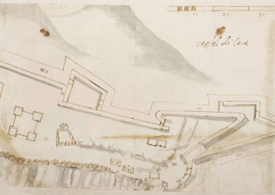 Disegno del forte risalente a dopo il 1559